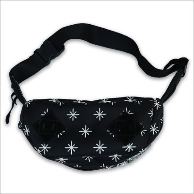 画像4: 【送料無料】KustomStyle カスタムスタイル BANDANA ウエストバッグ BLACK/WHITE