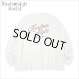 KustomStyle カスタムスタイル NEW ICON L/S Tシャツ FROST GRAY