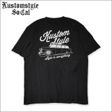 KustomStyle カスタムスタイル JURIUS CAESAR Tシャツ BLACK