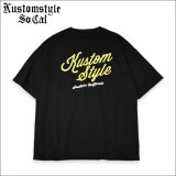 KustomStyle カスタムスタイル NEW ICON Tシャツ BLACK