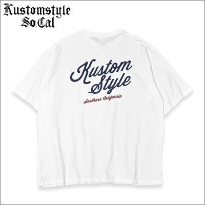 画像1: KustomStyle カスタムスタイル NEW ICON Tシャツ WHITE