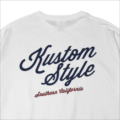 画像4: KustomStyle カスタムスタイル NEW ICON Tシャツ WHITE