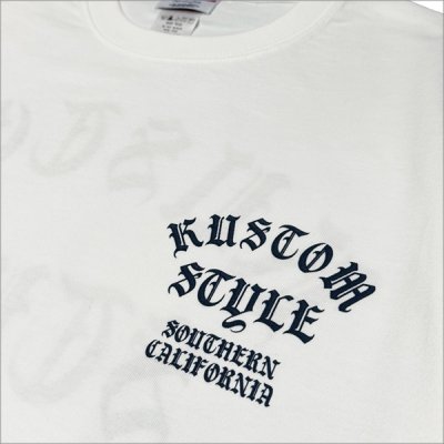 画像5: KustomStyle カスタムスタイル SHADES Tシャツ WHITE