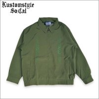 【送料無料】KustomStyle カスタムスタイル CARLSBAD LIGHT WEIGHT JKT OLIVE
