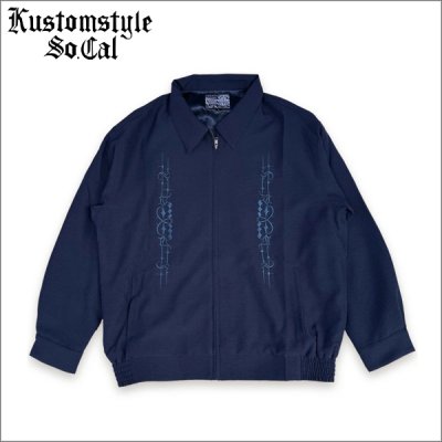 画像1: 【送料無料】KustomStyle カスタムスタイル CARLSBAD LIGHT WEIGHT JKT NAVY