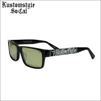 【送料無料】KUSTOMSTYLE x BLACK FLYS カスタムスタイル FLY DESPERADO サングラス BLACK/VENOM GREEN