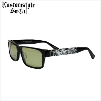 画像1: 【送料無料】KUSTOMSTYLE x BLACK FLYS カスタムスタイル FLY DESPERADO サングラス BLACK/VENOM GREEN
