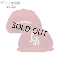 KustomStyle カスタムスタイル LA-BANDANA スナップバックCAP CARDINAL