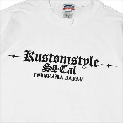 画像5: KustomStyle カスタムスタイル ESTILO CALIFAS Tシャツ WHITE