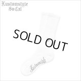 KustomStyle カスタムスタイル K DIA HIGH SOCKS WHITE