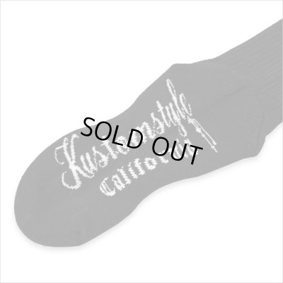 画像3: KustomStyle カスタムスタイル K DIA CREW SOCKS BLACK/GREEN