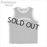 【送料無料】KustomStyle カスタムスタイル GARDEN GROVEBASKET TANK JERSEY BLACK