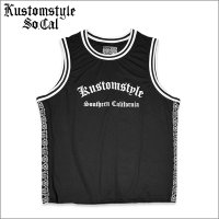 【送料無料】KustomStyle カスタムスタイル GARDEN GROVEBASKET TANK JERSEY BLACK