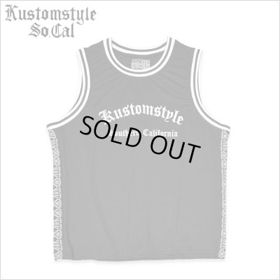画像1: 【送料無料】KustomStyle カスタムスタイル GARDEN GROVEBASKET TANK JERSEY BLACK