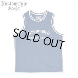 【送料無料】KustomStyle カスタムスタイル GARDEN GROVEBASKET TANK JERSEY NAVY