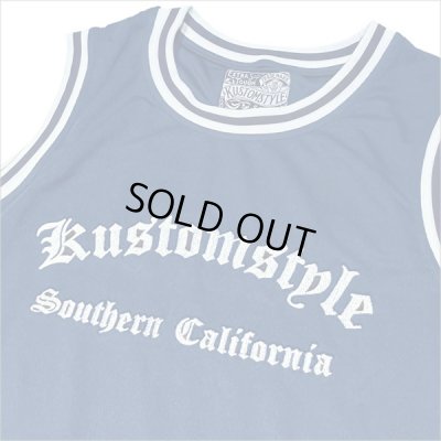 画像4: 【送料無料】KustomStyle カスタムスタイル GARDEN GROVEBASKET TANK JERSEY NAVY