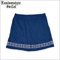【送料無料】KustomStyle カスタムスタイル GARDEN GROVE MESH SHORTS JERSEY  NAVY