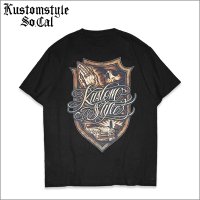 KustomStyle カスタムスタイル ESCUDO DE CEPILLO Tシャツ BLACK