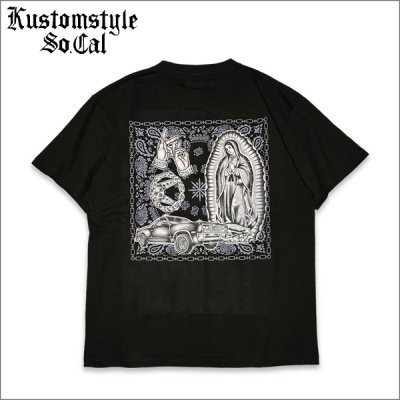 画像1: KustomStyle カスタムスタイル CONQUISTA Tシャツ BLACK