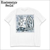 KustomStyle カスタムスタイル CONQUISTA Tシャツ WHITE