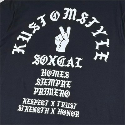 画像4: KustomStyle カスタムスタイル PRIMERO Tシャツ BLACK