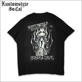 KustomStyle カスタムスタイル SPEAK of the DEVIL Tシャツ BLACK