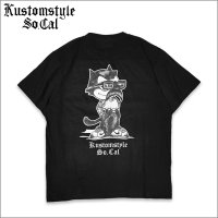 KustomStyle カスタムスタイル THE CAT Tシャツ BLACK