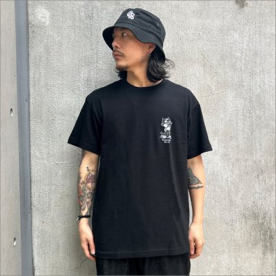 画像3: KustomStyle カスタムスタイル THE CAT Tシャツ BLACK