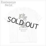 KustomStyle カスタムスタイル THE CAT Tシャツ WHITE
