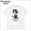 画像1: KustomStyle カスタムスタイル THE CAT Tシャツ WHITE (1)