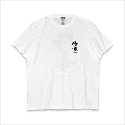 画像2: KustomStyle カスタムスタイル THE CAT Tシャツ WHITE
