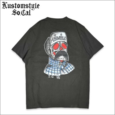 画像1: KustomStyle カスタムスタイル FLIPUP SKULL Tシャツ SUMI