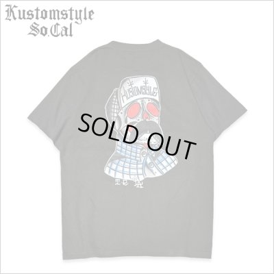 画像1: KustomStyle カスタムスタイル FLIPUP SKULL Tシャツ SUMI