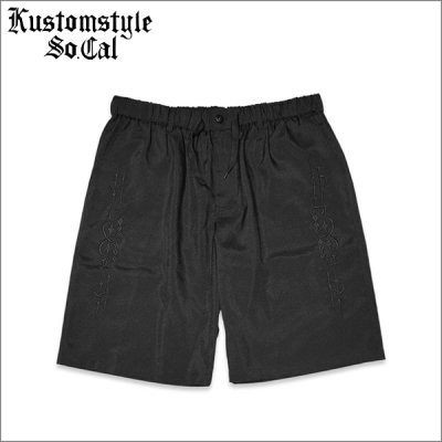 画像1: 【送料無料】KustomStyle カスタムスタイル CARLSBAD ショーツ BLACK