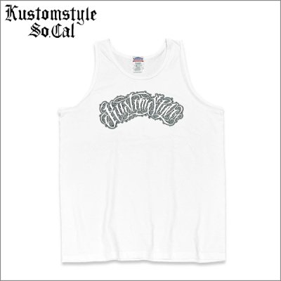 画像1: KustomStyle カスタムスタイル HAVOC タンクトップ WHITE