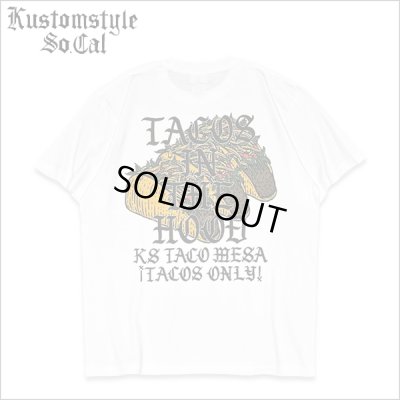 画像1: KustomStyle カスタムスタイル TACO MESA Tシャツ WHITE