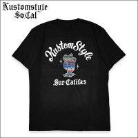 KustomStyle カスタムスタイル CACTUS SUR CALIFAS Tシャツ BLACK