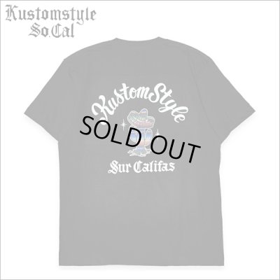 画像1: KustomStyle カスタムスタイル CACTUS SUR CALIFAS Tシャツ BLACK