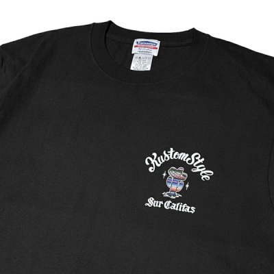 画像5: KustomStyle カスタムスタイル CACTUS SUR CALIFAS Tシャツ BLACK