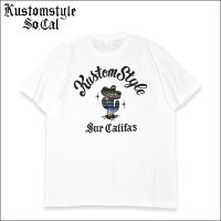 KustomStyle カスタムスタイル CACTUS SUR CALIFAS Tシャツ WHITE