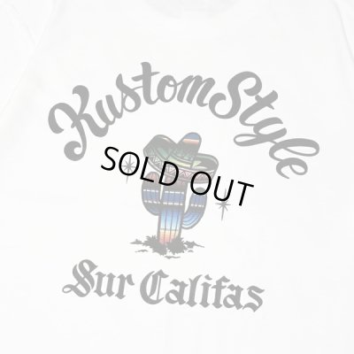 画像4: KustomStyle カスタムスタイル CACTUS SUR CALIFAS Tシャツ WHITE