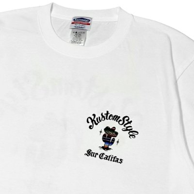 画像5: KustomStyle カスタムスタイル CACTUS SUR CALIFAS Tシャツ WHITE