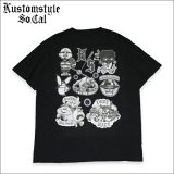 KustomStyle カスタムスタイル TATTOO FLASH Tシャツ BLACK