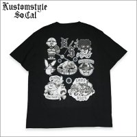 KustomStyle カスタムスタイル TATTOO FLASH Tシャツ BLACK