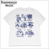 KustomStyle カスタムスタイル TATTOO FLASH Tシャツ WHITE