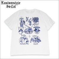 KustomStyle カスタムスタイル TATTOO FLASH Tシャツ WHITE