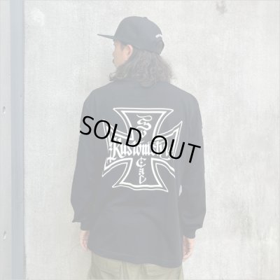 画像3: KustomStyle カスタムスタイル IRON CROSS L/S Tシャツ BLACK	