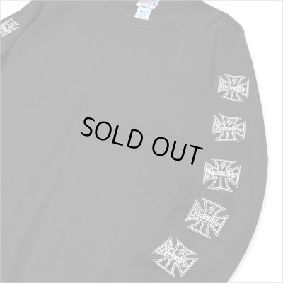 画像5: KustomStyle カスタムスタイル IRON CROSS L/S Tシャツ BLACK	