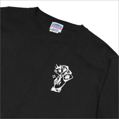 画像5: KustomStyle カスタムスタイル P.L.O SKULL L/S Tシャツ BLACK