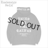 【送料無料】KustomStyle カスタムスタイル ESTILO CALIFAS プルオーバーパーカー BLACK